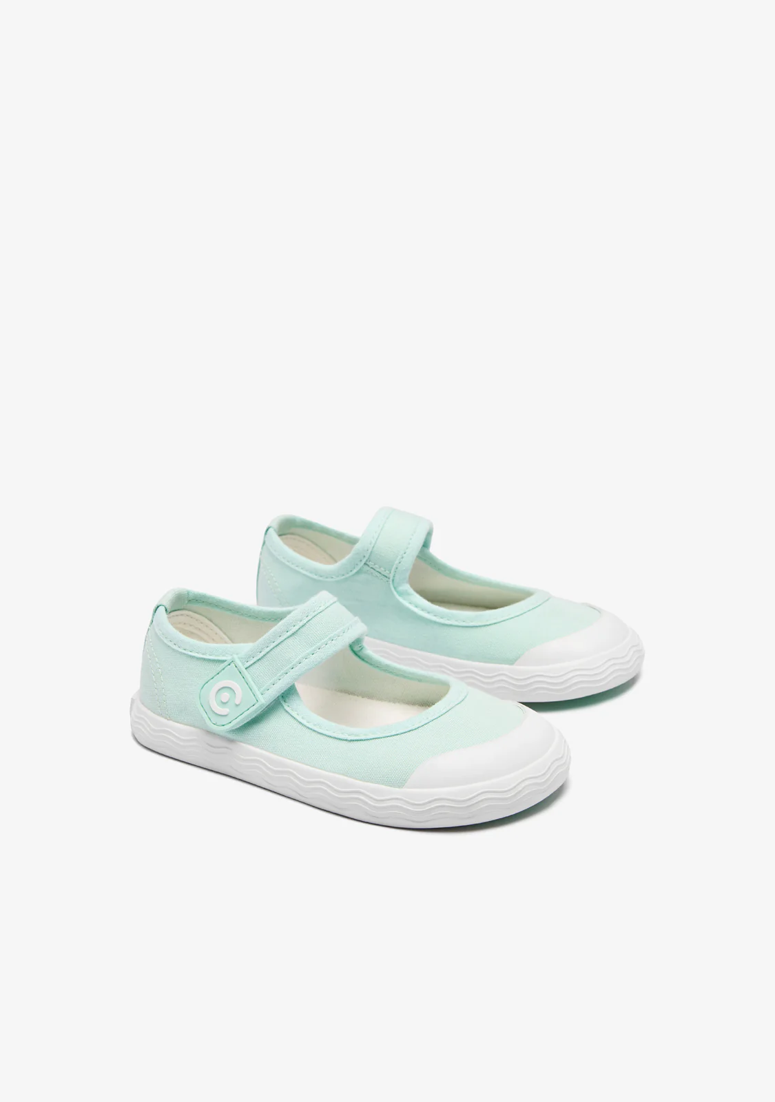 Merceditas Barefoot Lona Verde Goflex