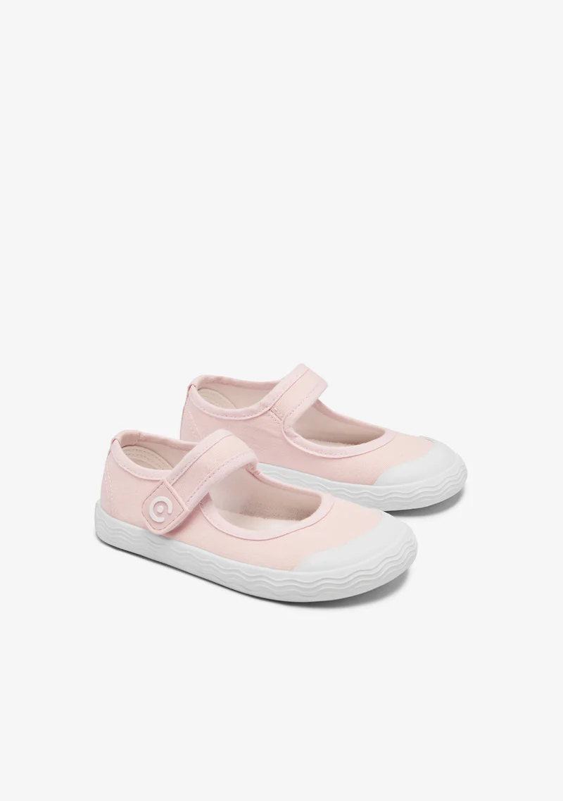 Merceditas Goflex Barefoot Lona Rosa