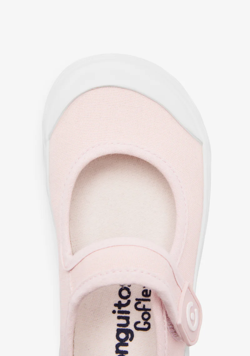 Merceditas Goflex Barefoot Lona Rosa - Imagen 5